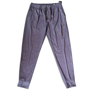 Blue jogger style lounge pants size medium NWT